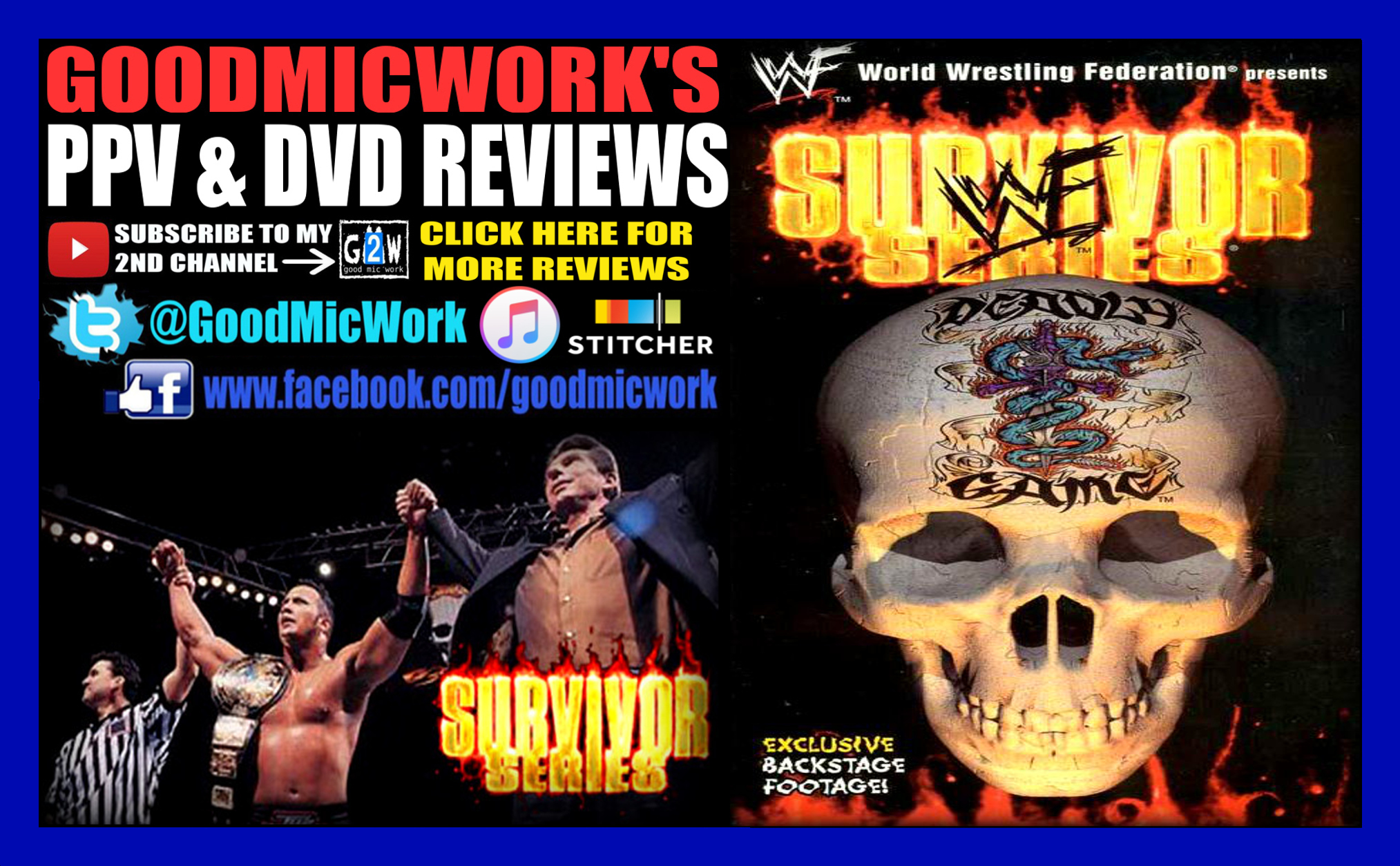 WWE Survivor Series 1998 ‘Deadly Game’ Review – GOODMICWORK COMMENTARIES